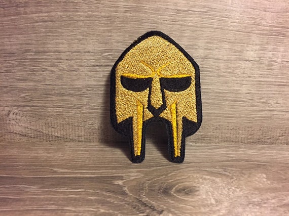 MF Doom Jewel Mask Embroidered Hip Hop Rap Iron on Patch