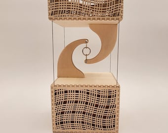 Tensegrity 2 Box, Floating Sculpture, Limited Edition