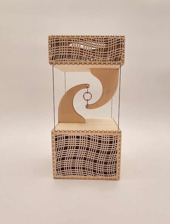 Tensegrity 2 Box, Floating Sculpture, Limited Edition