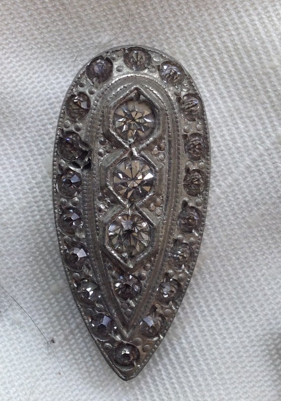 Vintage Antique Rhinestone Hairpin Brooch Stickpi… - image 4
