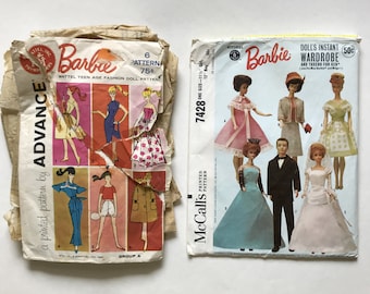 Vintage Antique Barbie Doll Patterns – 1961 -1964