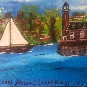 Athens Hudson lighthouse Hudson valley new York