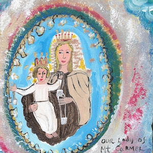Our Lady of Mount Carmel Virgin Mary Jesus Painting