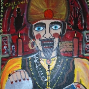 Custom Zoltar Painting just for you 18 by 20 inches acrylic