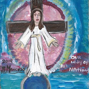 Our Lady of all Nations The Virgin Mary Painting Amsterdam Netherlands Vision Apparition