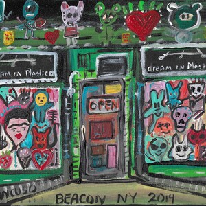 Custom Shop Painting of your choice, Your cute little business painting 8 by 10