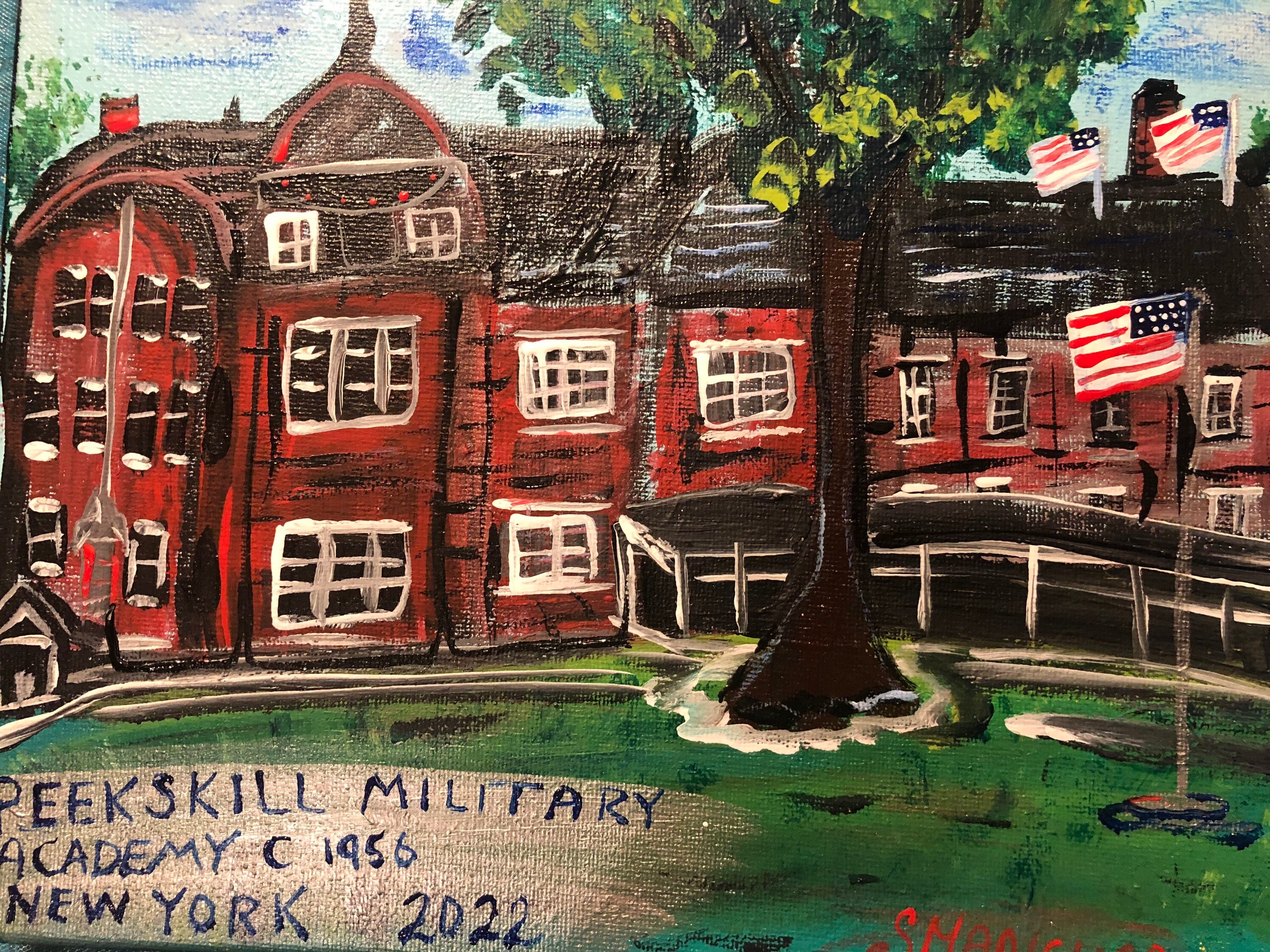 Painting Of The Peekskill Military Academy Peekskill Ny - Etsy Canada