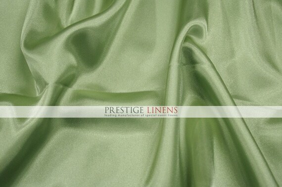 25 Yards Shiny Bridal Satin Fabric 60/" Light Sage