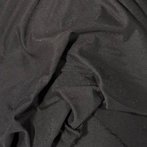 Fabric by the Yard - Tricot Knit - Black