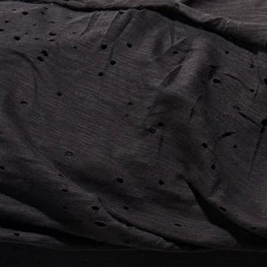 Fabric by the Yard - Burnout Jersey - Black