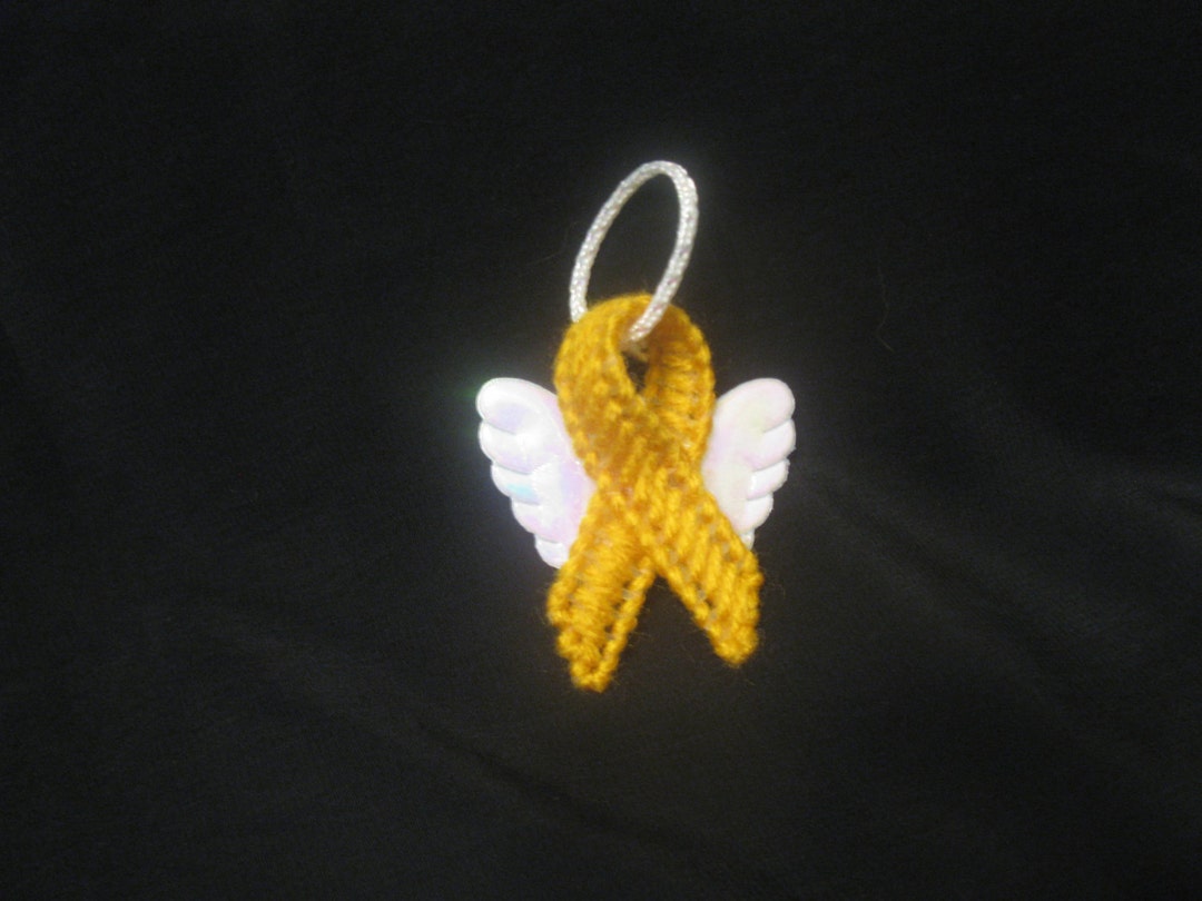 Puppet Cancer Angel Plastic Canvas Cancer Awareness Angel Ornament - Etsy