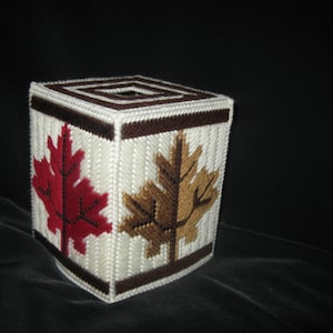 TB2793- Fall Leaves Tissue Box Cover
