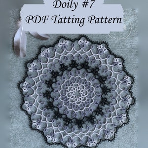 PDF Shuttle Tatting Pattern Doily #7