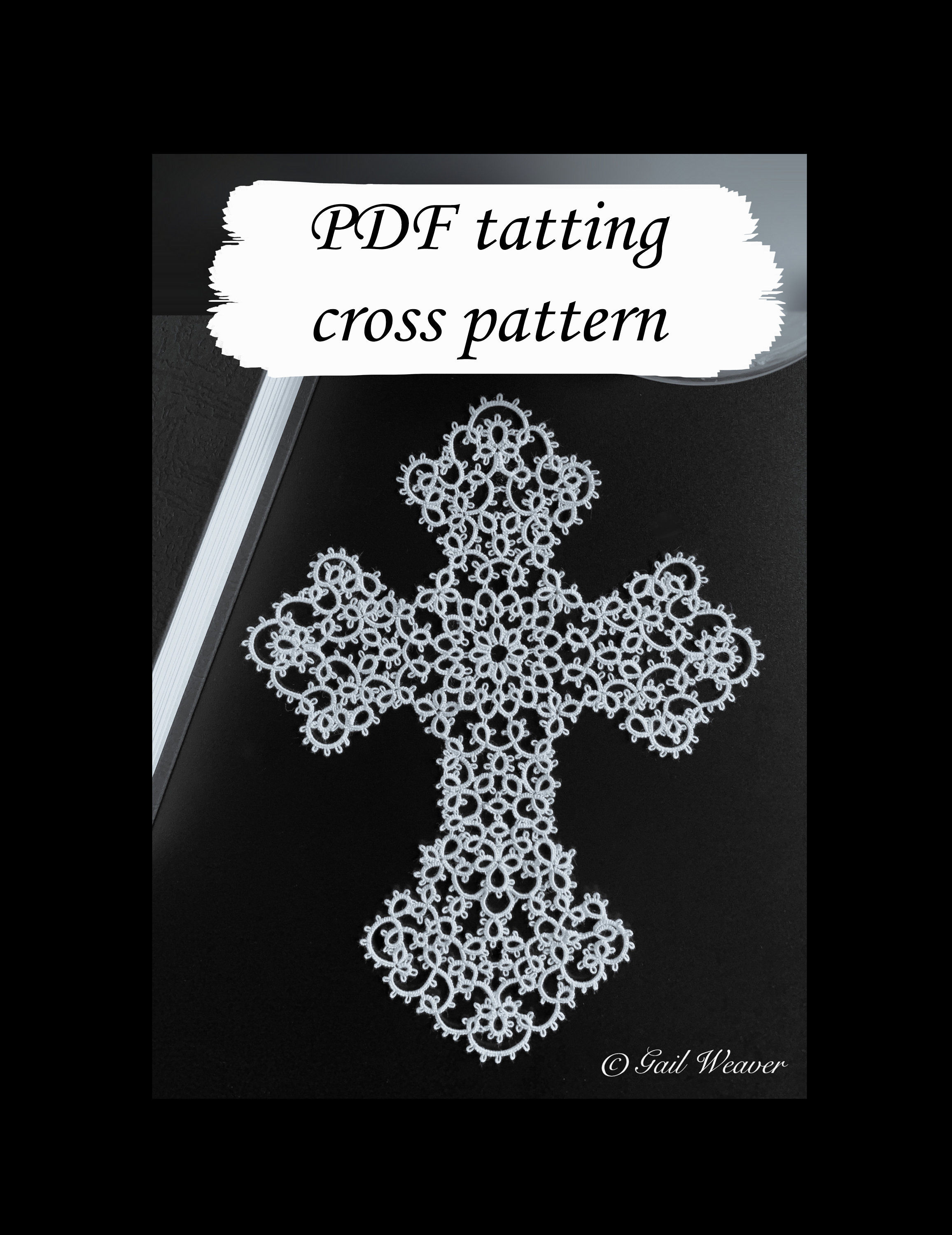 PDF tatting Cross pattern Etsy