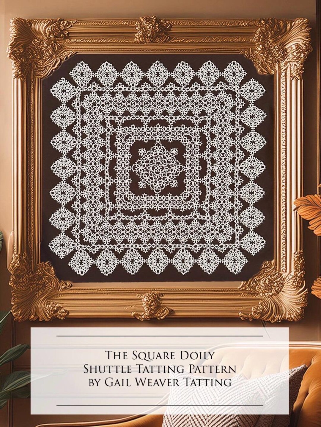 The Square Doily#2 Shuttle Tatting Pattern - Etsy