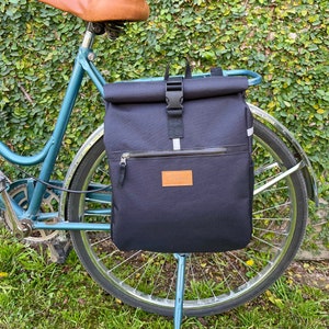 Roll top Backpack /Waterproof Bicycle pannier/ convertible backpack /lightweight backpack/ water resistant pannier