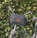 Bicycle bag, cotton canvas handlebar, bicycle accessories, bike bag, cycling bag, bicycle handlebar, glitter black 