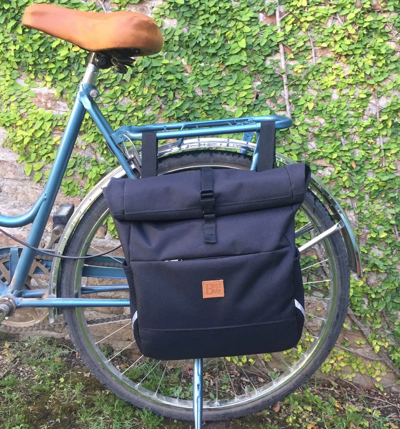 Roll Top Backpack /waterproof Bicycle Pannier/ Convertible Etsy