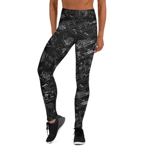 Fahrradweg Yoga Leggings