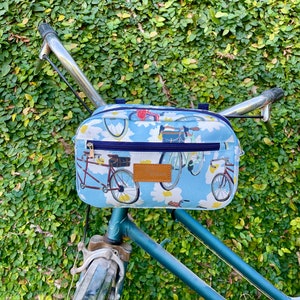 Borsa per bicicletta, manubrio per bici d'epoca, accessori per bicicletta, borsa per bici, borsa per ciclismo, manubrio resistente all'acqua, manubrio per bici
