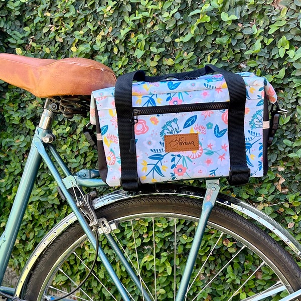 Magui Floral Trunk bag- Waterproof bicycle Floral bag