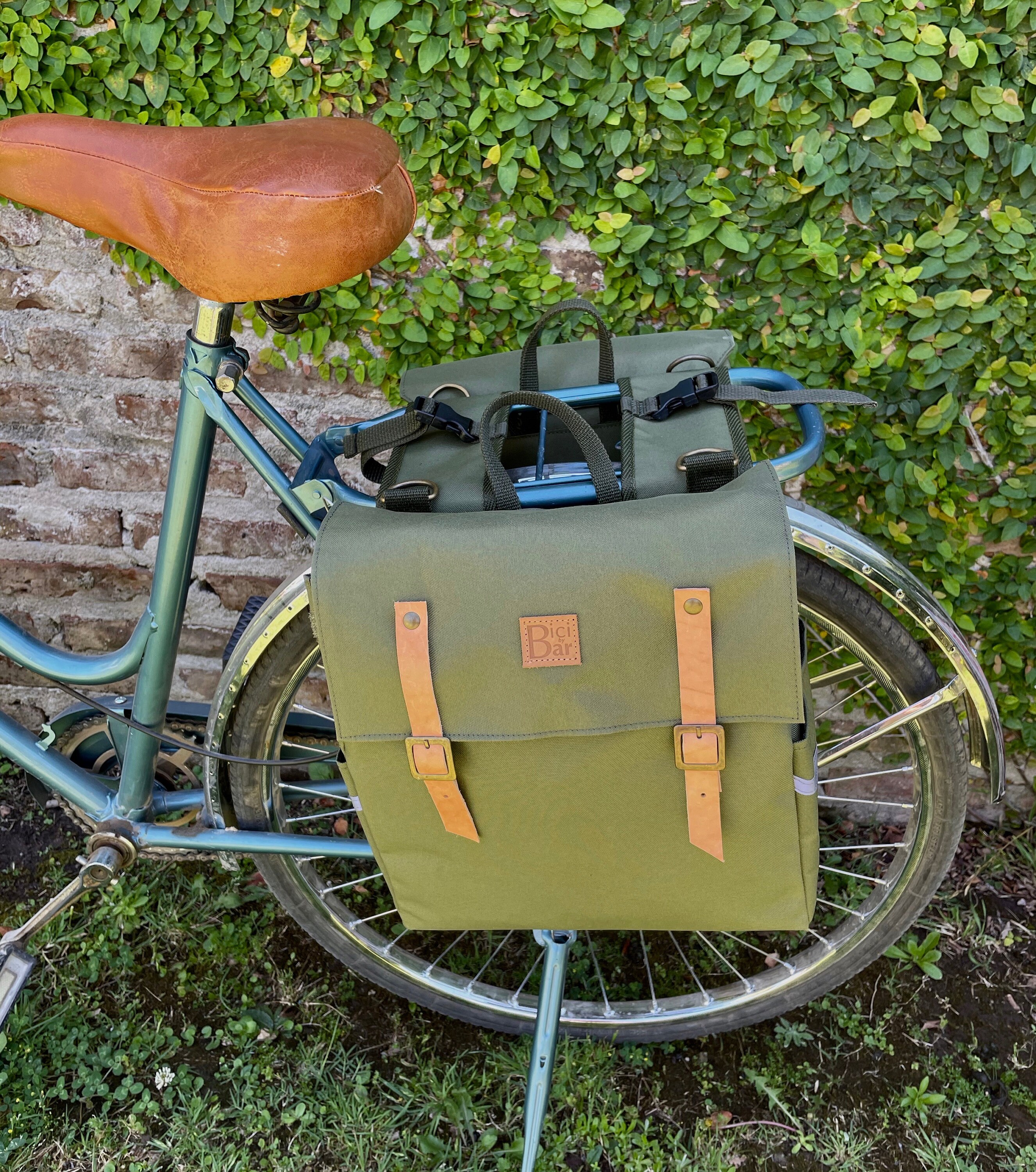 Bike Accessories Tourbon Vintage Bicycle Bags Rear Seat Bike