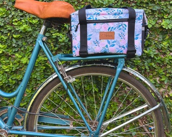 Magui Romantic Floral Trunk bag- Waterproof bicycle P bag