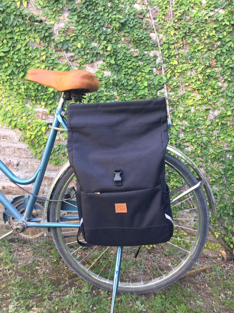 Roll Top Backpack /waterproof Bicycle Pannier/ Convertible Etsy