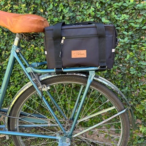 Magui Black Trunk bag - Waterproof bicycle  black bag