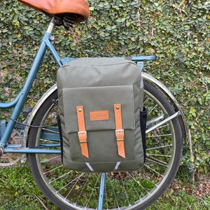 Sac à dos de vélo militaire vert imperméable/ sacoche de messager de vélo/ sac à dos léger/ sac à dos imperméable/ sac à dos de sacoche