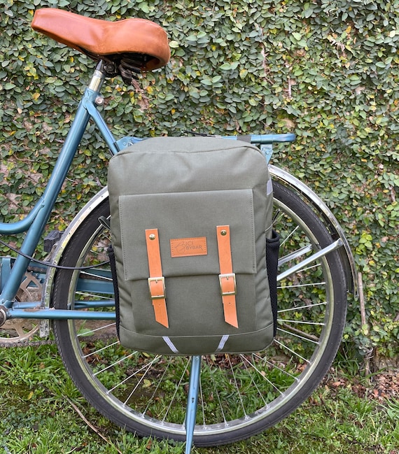 Waterproof Green Military Bicycle Backpack Pannier/ Bicycle - Etsy