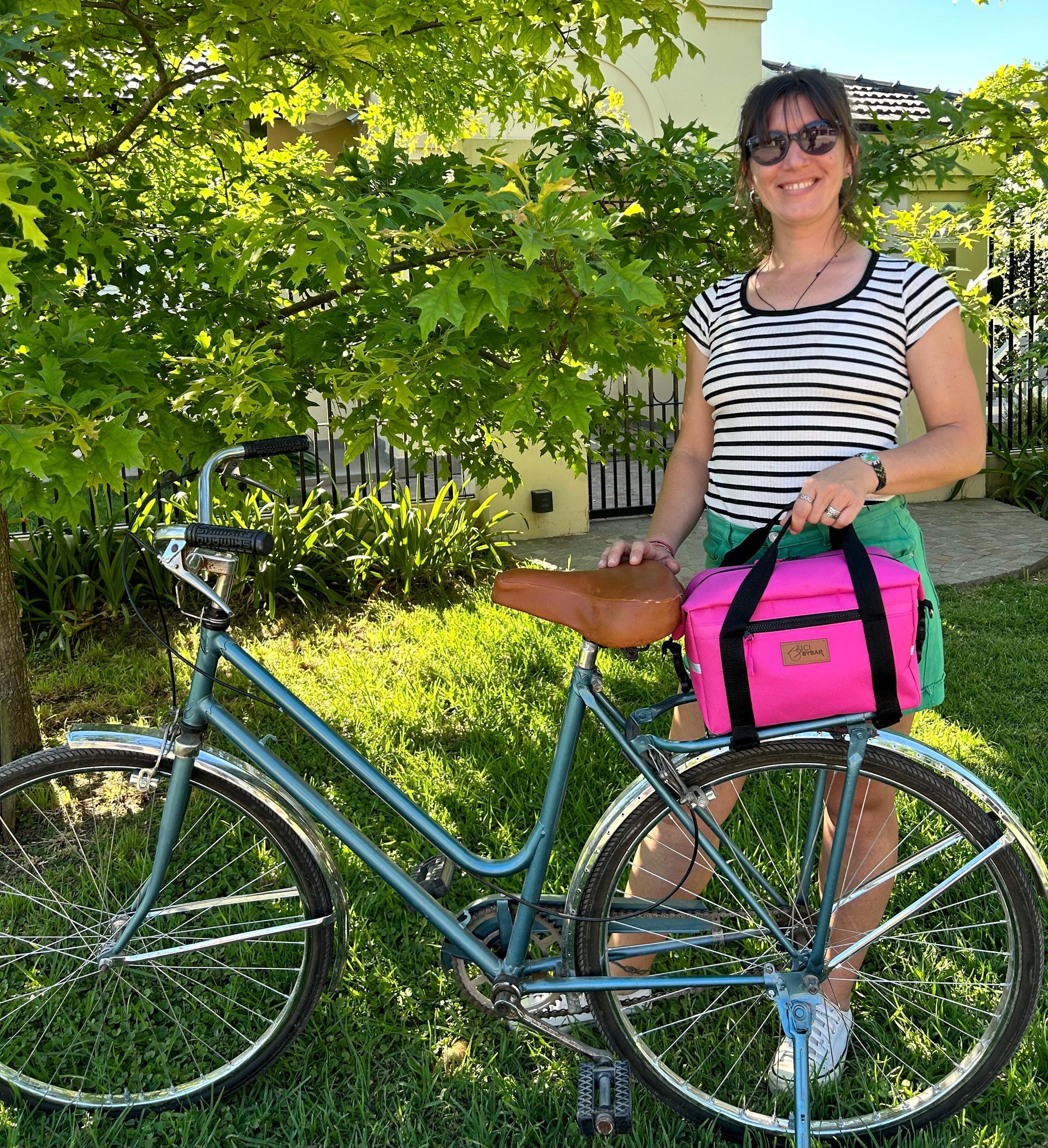 Magui Pink Trunk Bag- Waterproof Bicycle Pink Bag - Etsy