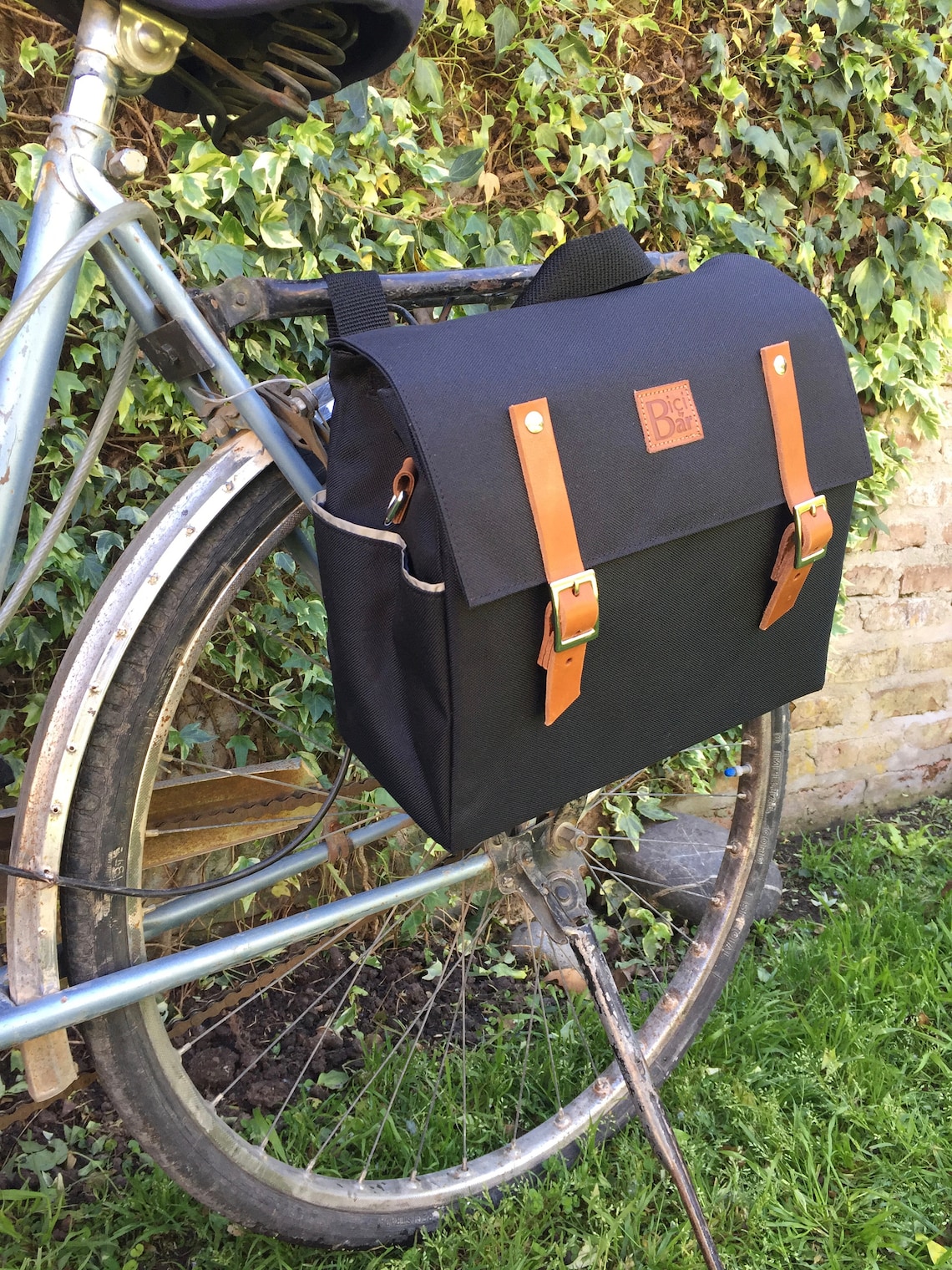 Waterproof Bicycle Pannier/black Waterproof Pannier/bicycle Etsy