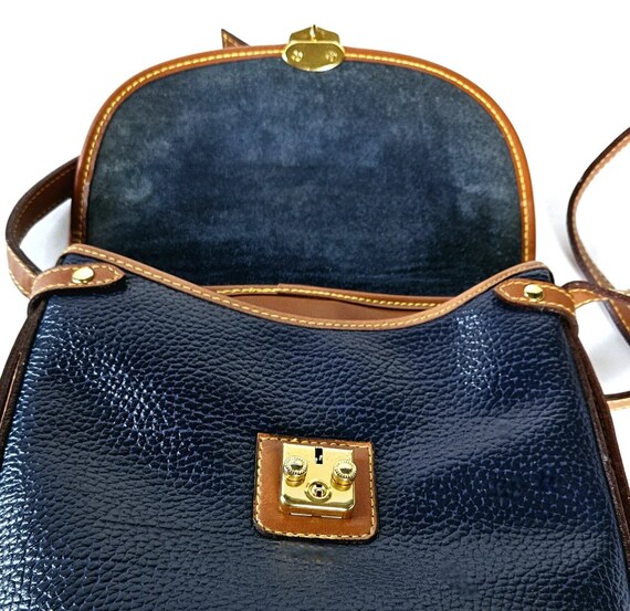 RARE Dooney and Bourke All-Weather Navy Surrey  L… - image 6