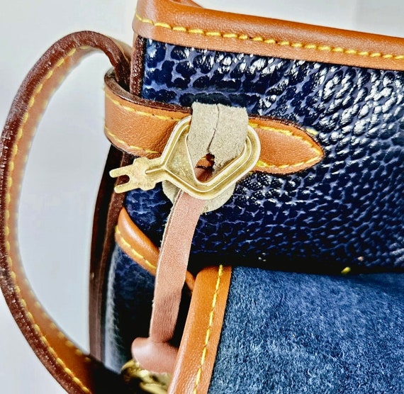 RARE Dooney and Bourke All-Weather Navy Surrey  L… - image 3