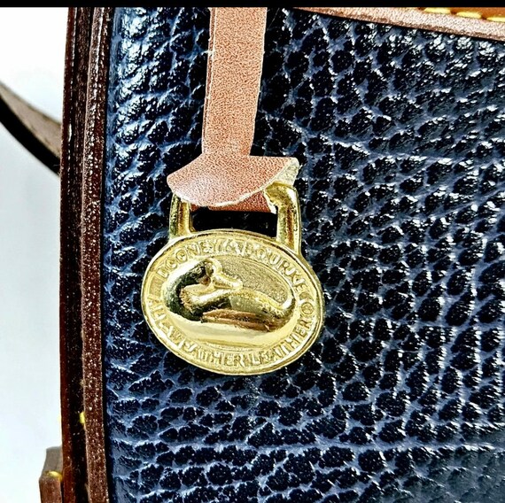 RARE Dooney and Bourke All-Weather Navy Surrey  L… - image 8