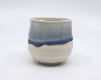 Porcelain Tea Bowl, Chawan, ice blue mug, Porcelain mug, ceramic cup, ceramic mug, Handmade, Australian Made, Australian Artist, Sydney, tea