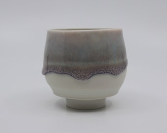 Porcelain Tea Bowl, Chawan, ice blue mug, Porcelain mug, ceramic cup, ceramic mug, Handmade, Australian Made, Australian Artist, Sydney, tea