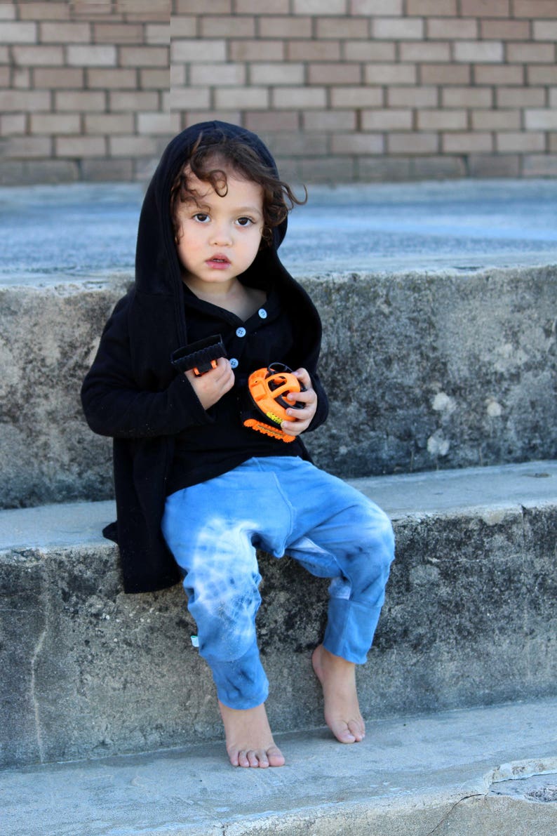 Kids Black hooded Jacket, baby, toddler hoodi, cardi, cardigan, winter jacket, baby winter jacket image 9