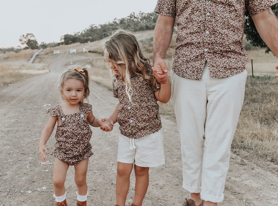 Matching rompers sale