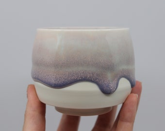 Porcelain Tea Bowl, Chawan, purple mug, Porcelain mug, ceramic cup, ceramic mug, Handmade, Australian Made, Australian Artist, Sydney, tea