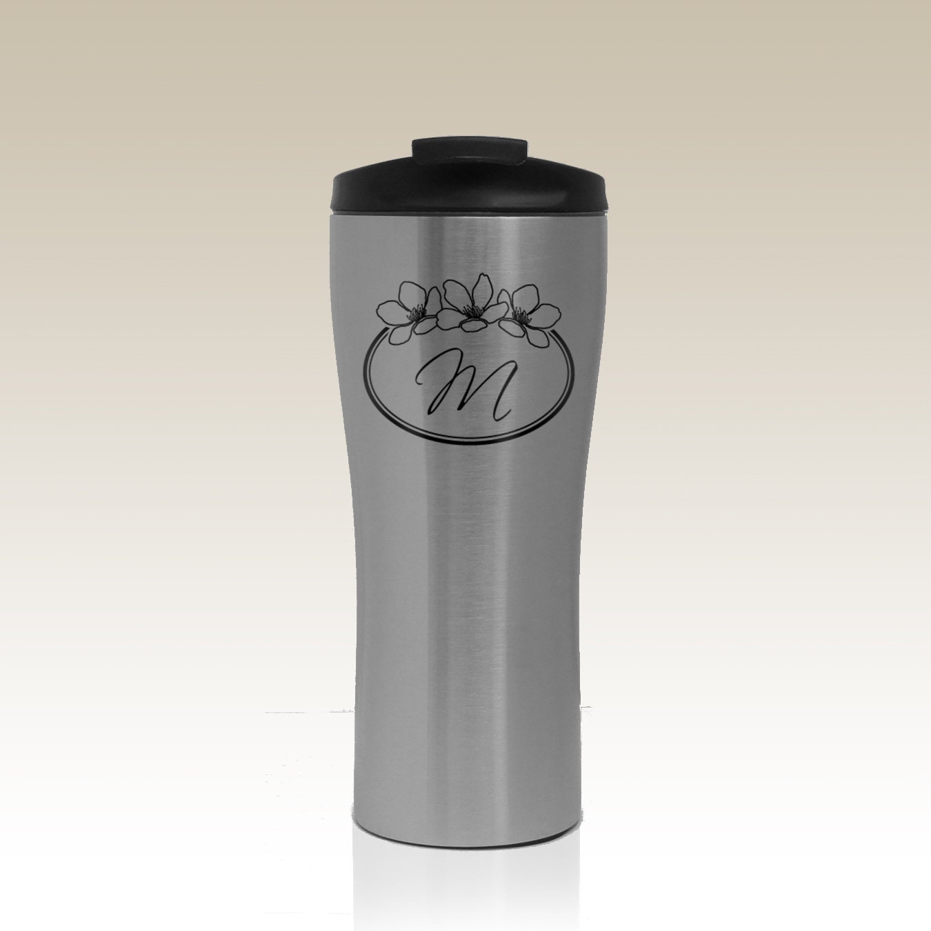 Design's Deluxe Personalized Stainless Steel Travel Mug