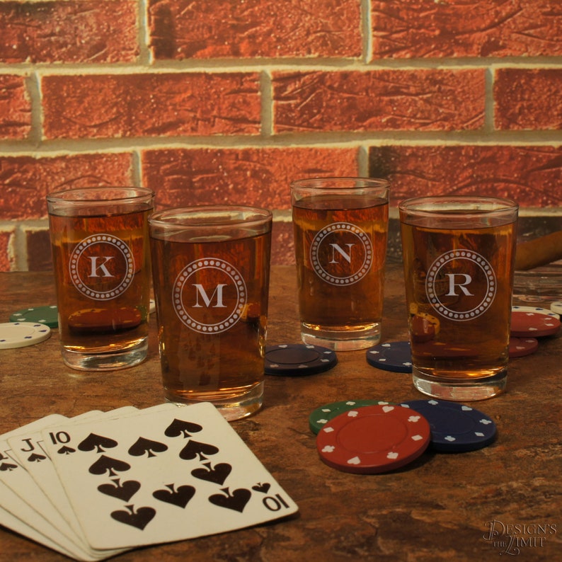 Personalized Shot Glasses Engraved With Design Options and - Etsy