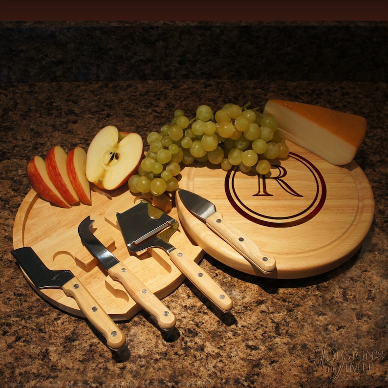 DesignstheLimit Cheese Board and Cheese Tool Set - Thumbnail 4