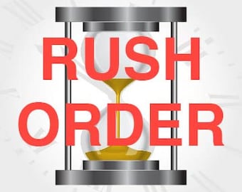 RUSH ORDER - Select Quantity of One and Select Number of Items for Each Engraved Item Purchased - EXPEDITE