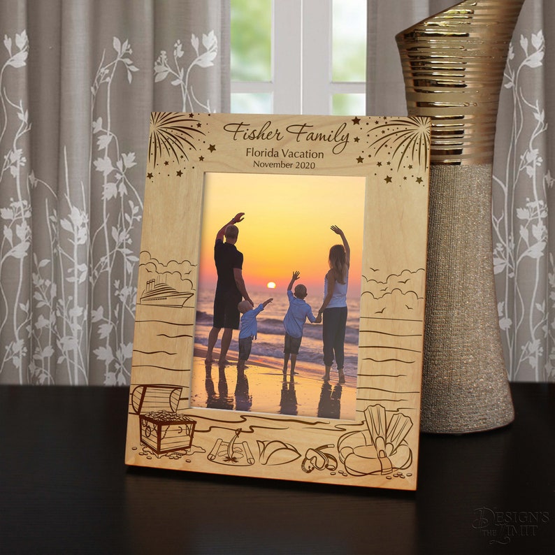 Fantasy Vacation Personalized Inspired Vacation Picture Frame Etsy