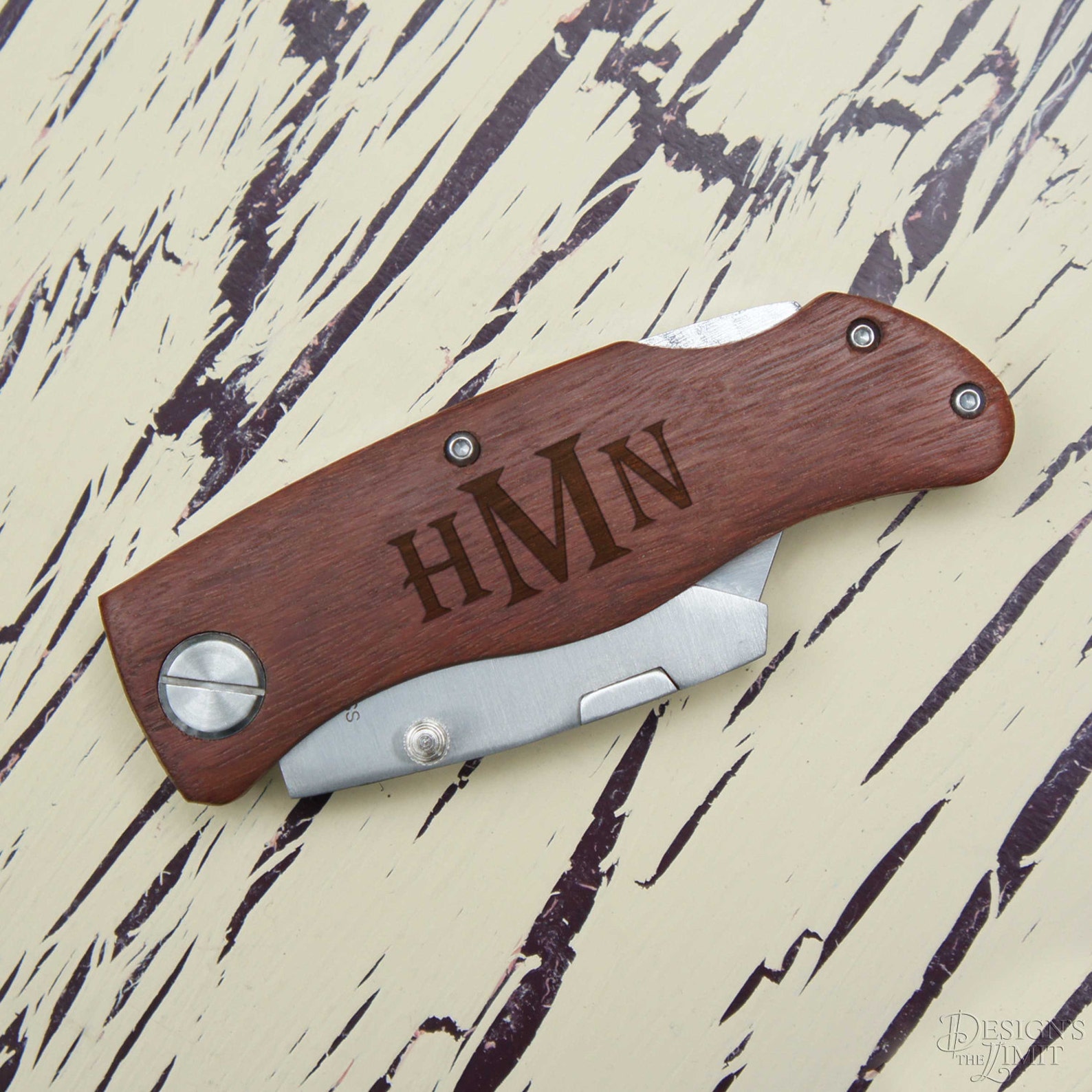 Personalized Utility Knife Engraved With Choice of Monogram Etsy