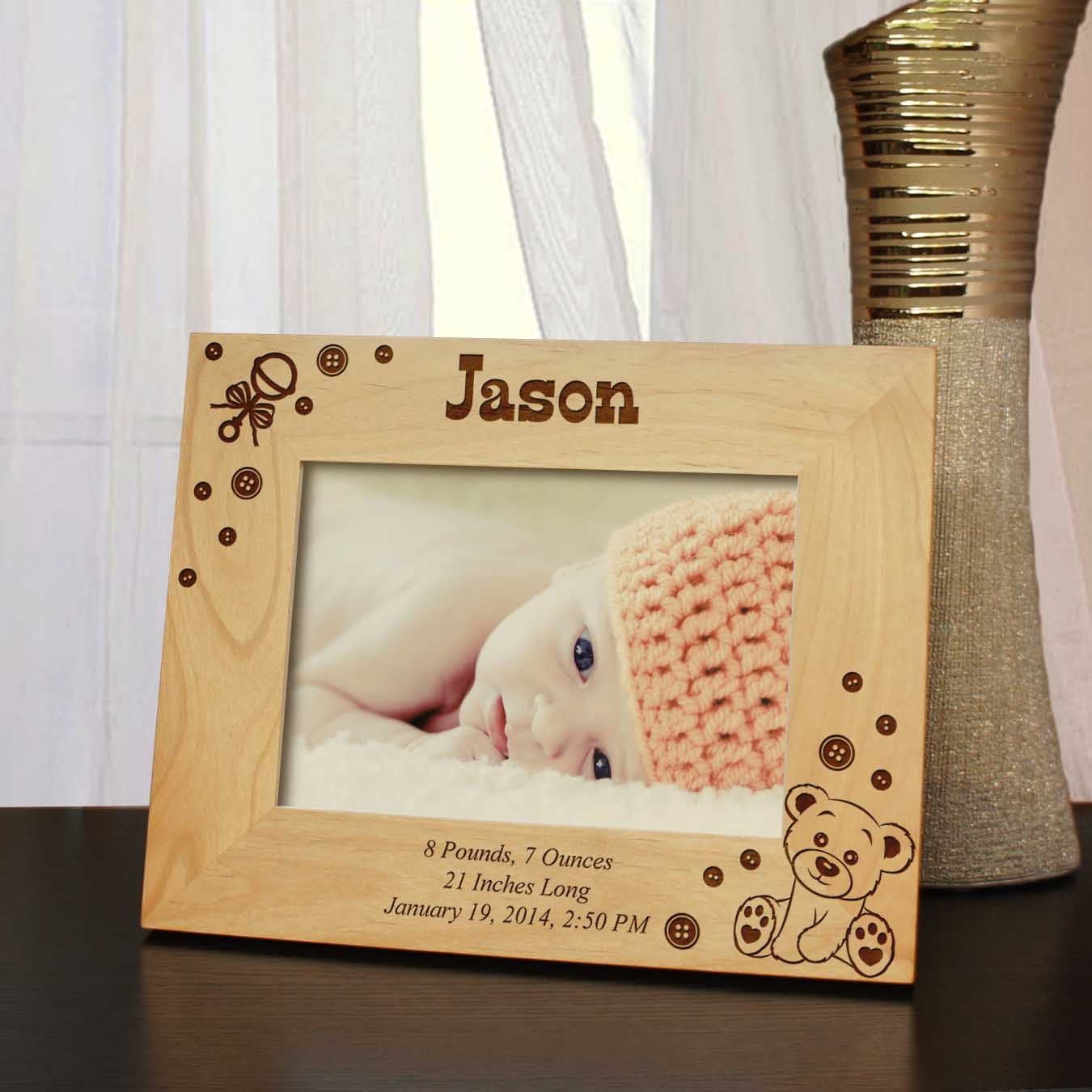Design 'Newborn Baby' Custom Picture Frame with Boy & Etsy