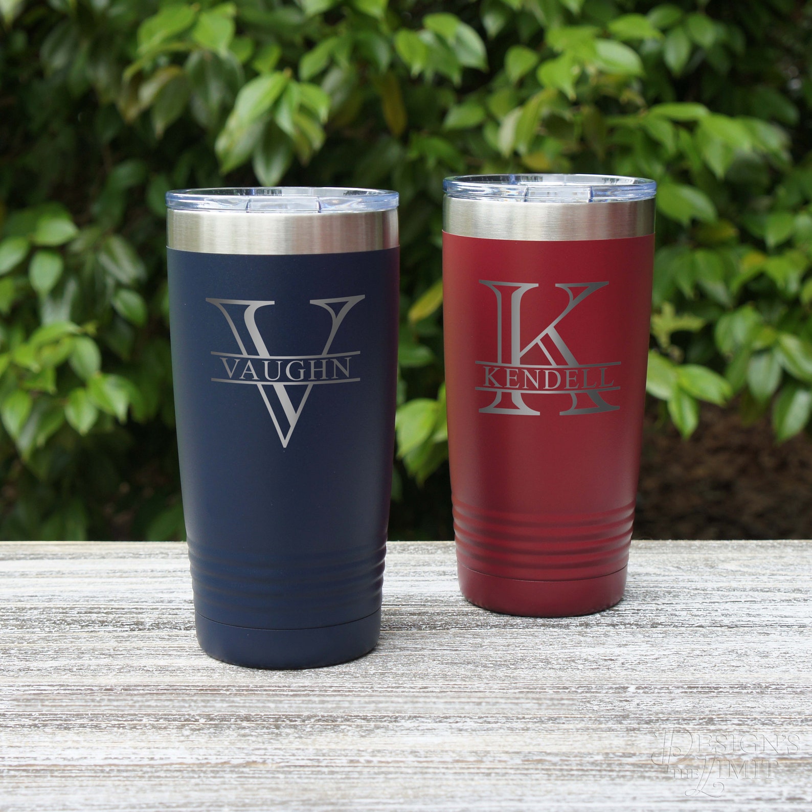 Personalized Stainless Steel Vacuum Insulated Travel Mugs Etsy