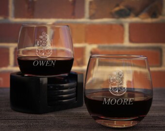 Personalized Wine Tumblers with Design Options (Each)